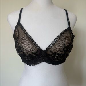 Victorias Secret Angels Vintage Demi Unlined Lace Bra 36C RARE Deadstock